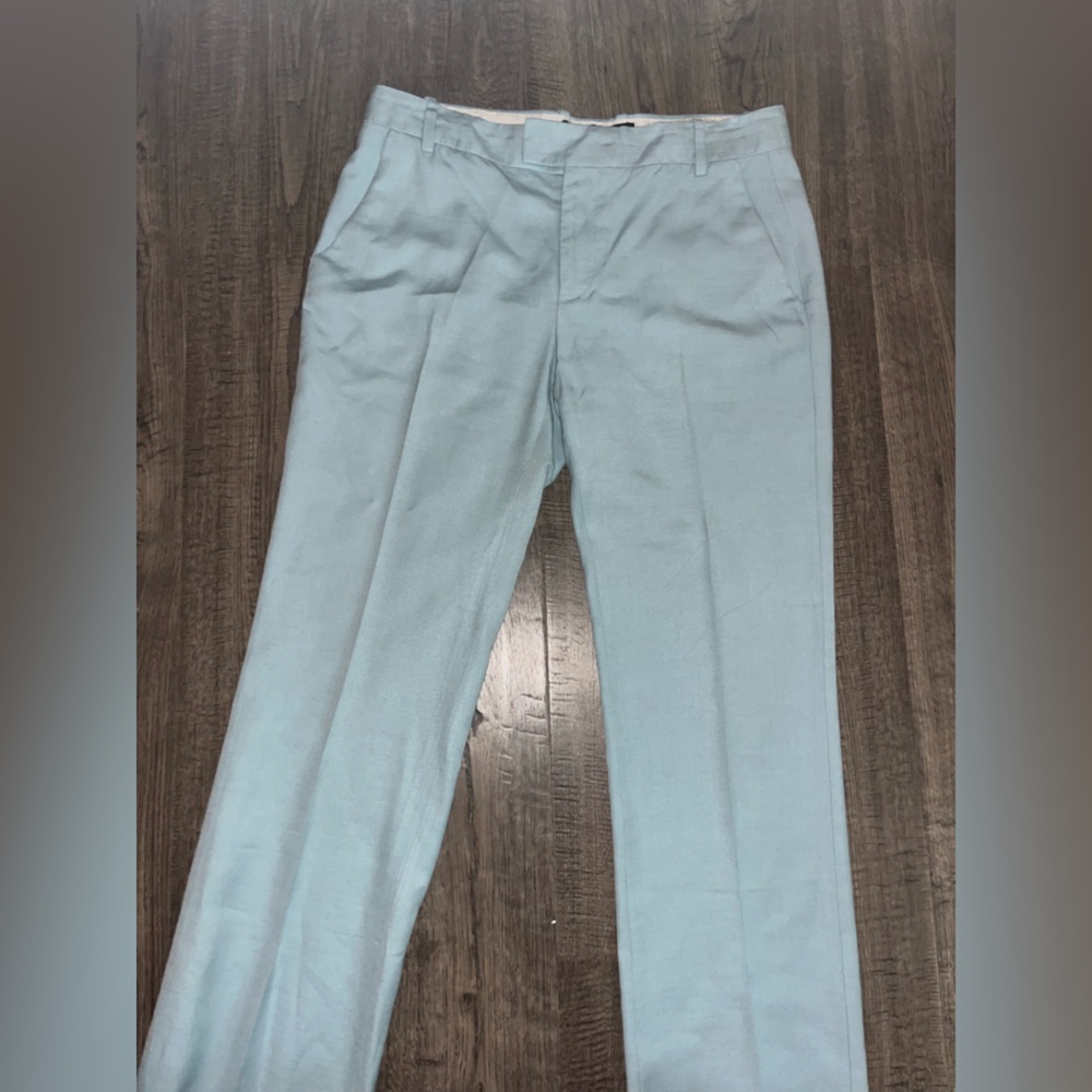 Zara Light Blue Women's Pants